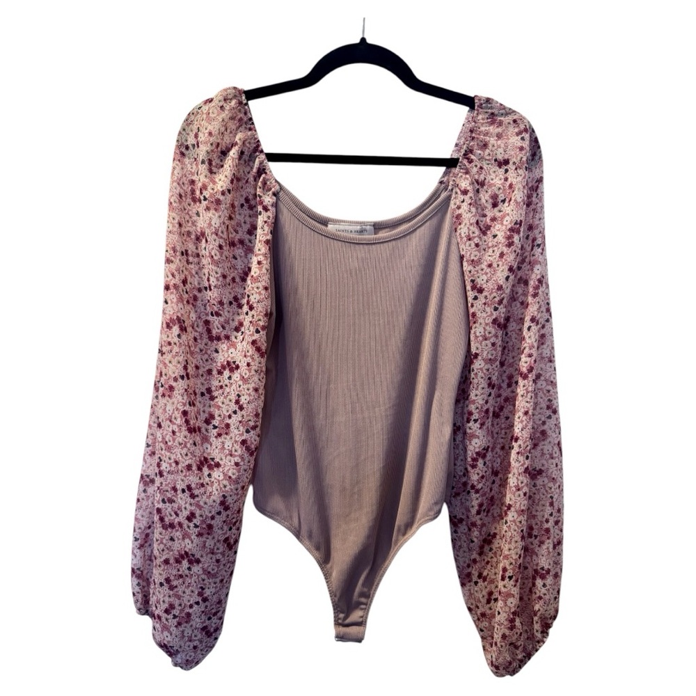 Floral Sleeve Bodysuit